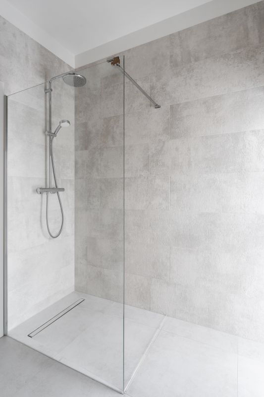 Contemporary Frameless Shower